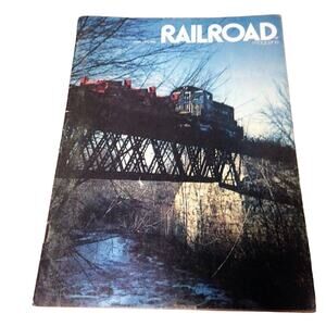 Vintage 1971 Railroad Magazine Popular Publications Inc Train Collectors Book